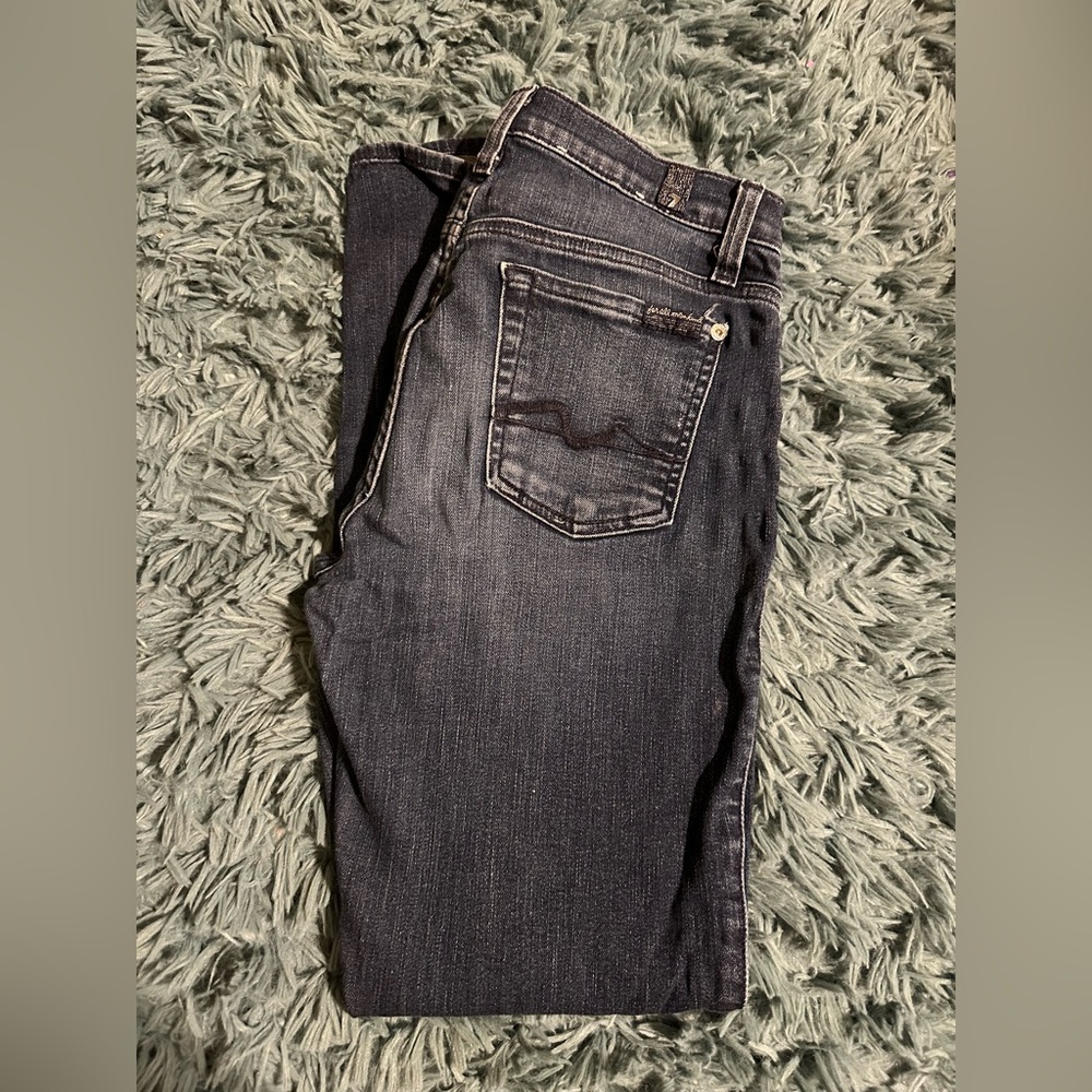 7 for All ManKind Skinny Ankle Jeans Size 24